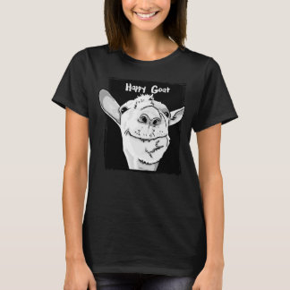 T-shirt de chèvre drôle Tシャツ
