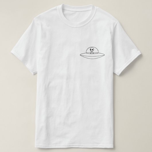 T-shirt design alien tシャツ (デザイン正面)