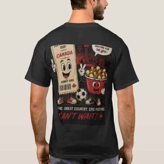 T-shirt design canada2026 tシャツ (裏面)