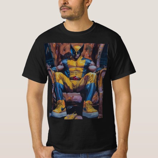 t-shirt design marvel tシャツ (正面)