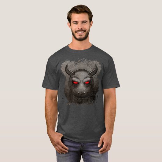 T-shirt Devilmoji Vintage Tシャツ (正面フル)