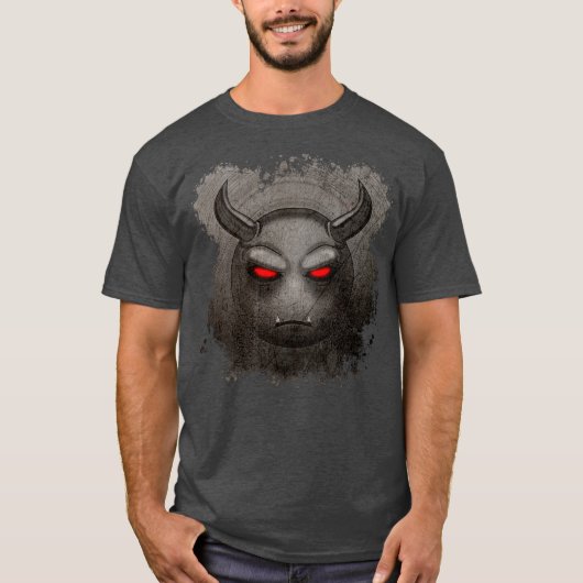 T-shirt Devilmoji Vintage Tシャツ (正面)