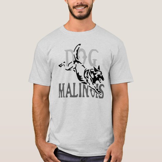 t-shirt dog malinois cheval tシャツ (正面)