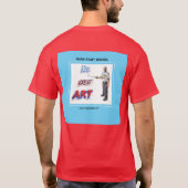 T Shirt Dr Great Art Flaming Brush Tシャツ (裏面)