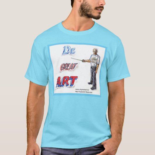 T-Shirt Dr Great Art Logo Tシャツ (正面)