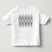 T-Shirt Elegant Gothic Ornamental Line Art T-Shirt トドラーTシャツ (裏面)
