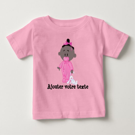 T-shirt en jersey fin pour bébé ベビーTシャツ (正面)