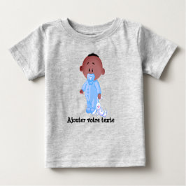 T-shirt en jersey fin pour bébé ベビーTシャツ