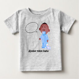 T-shirt en jersey fin pour bébé ベビーTシャツ