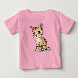 T-shirt en jersey fin pour bébés ベビーTシャツ