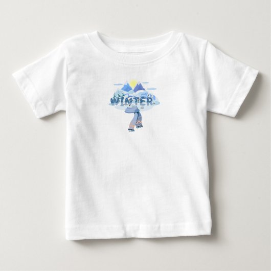 T-shirt en jersey fin pour bébés ベビーTシャツ (正面)