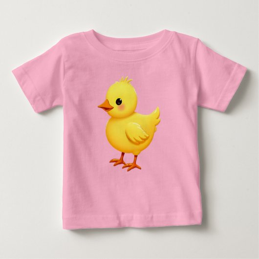 T-shirt en jersey fin pour bébés ベビーTシャツ (正面)