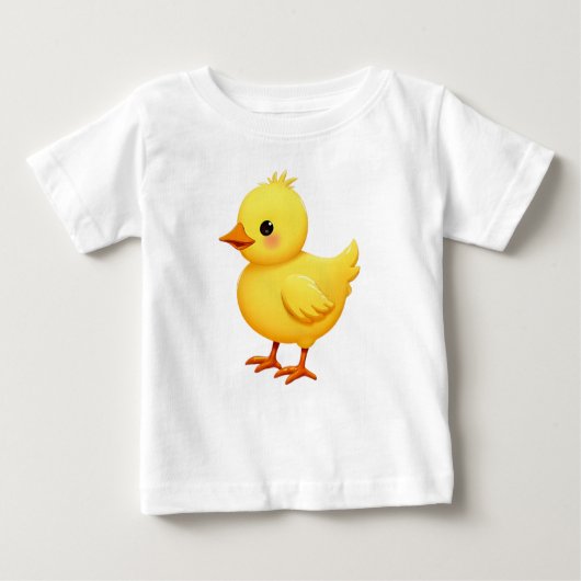 T-shirt en jersey fin pour bébés ベビーTシャツ (正面)