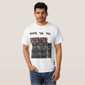 T-shirt en lingala / kipe ya yo tシャツ (正面フル)