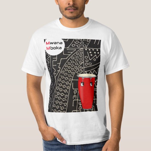 T-shirt en lingala / Mwana mboka Tシャツ (正面)