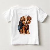 T-shirt enfant Adorable Paws ベビーTシャツ (裏面)