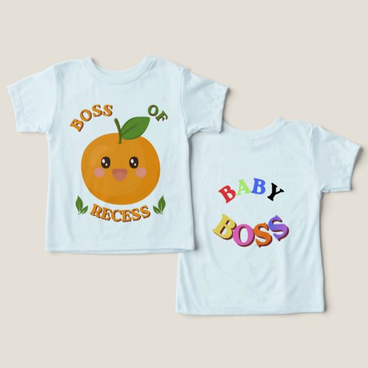 T-shirt Enfant "Big Boss" (デザイン正面&裏面)