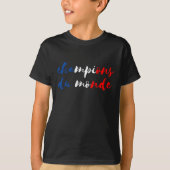 T-shirt enfant France champions du monde 2018 Tシャツ (正面)