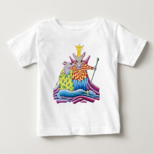 t shirt enfant le roi et la reine ベビーTシャツ (正面)