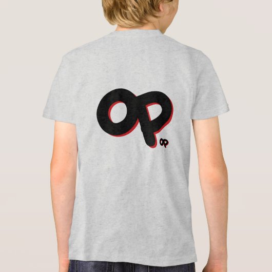 T-shirt ENFANT MARQUE KIK'S  トライブレンドＴシャツ (裏面)