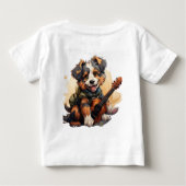 T-shirt enfant Paws and Affection ベビーTシャツ (裏面)