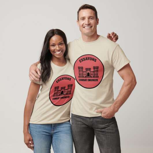 T-shirt Essayons Combat Engineer Badge Tee Tシャツ (ユニセックス)
