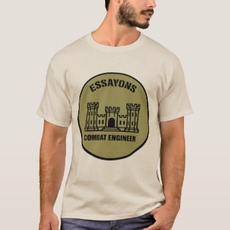T-shirt Essayons Combat Engineer Badge Tee Tシャツ