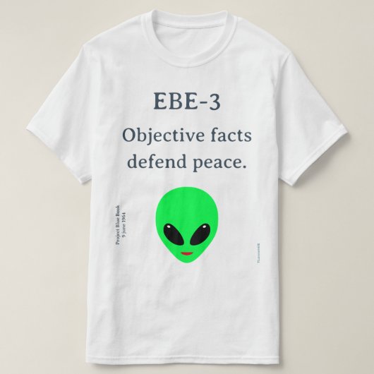 T-shirt — ET for peace Tシャツ (デザイン正面)