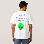 T-shirt — ET for peace Tシャツ (裏面フル)