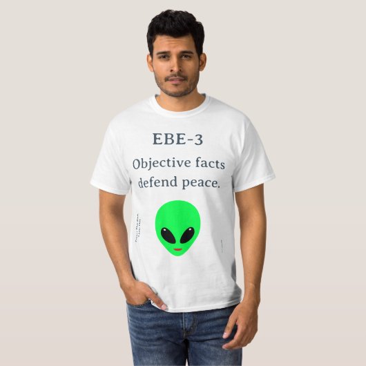 T-shirt — ET for peace Tシャツ (正面フル)