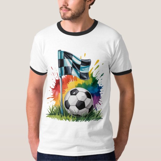 T-Shirt-Family Soccer T-Shirt Tシャツ (正面)