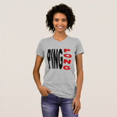 T-shirt Femme jersey fin PING PONG Tシャツ (正面フル)