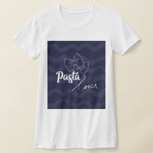 T-shirt femme « Pasta Lover » – Mode foodie Italie Tシャツ (レイダウン)