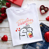 T-shirt Flork meme happy valentine's day Tシャツ