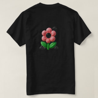 T-shirt Flower Plastique Tシャツ