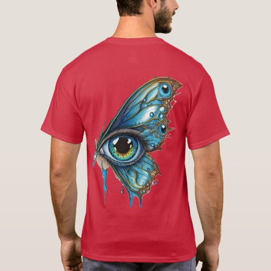 T-shirt foncé basique tシャツ (裏面)