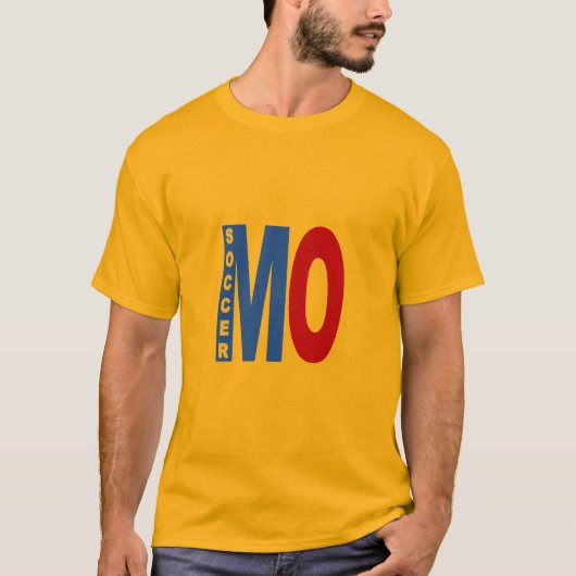 T-shirt foncé jaune MISSOURI SOCCER Tシャツ (正面)