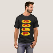 T-shirt foncé noir GOLF Tシャツ (正面フル)