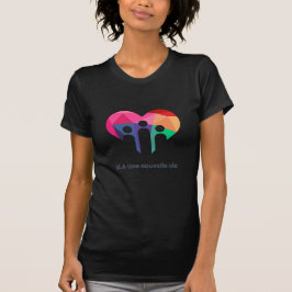 T-shirt foncé pour femme tシャツ