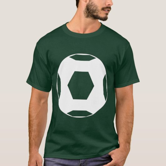 T-shirt foncé vert foret BALLON DE FOOT Tシャツ (正面)