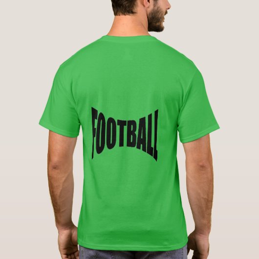 T-shirt foncé vert trèfle dos homme FOOTBALL Tシャツ (裏面)