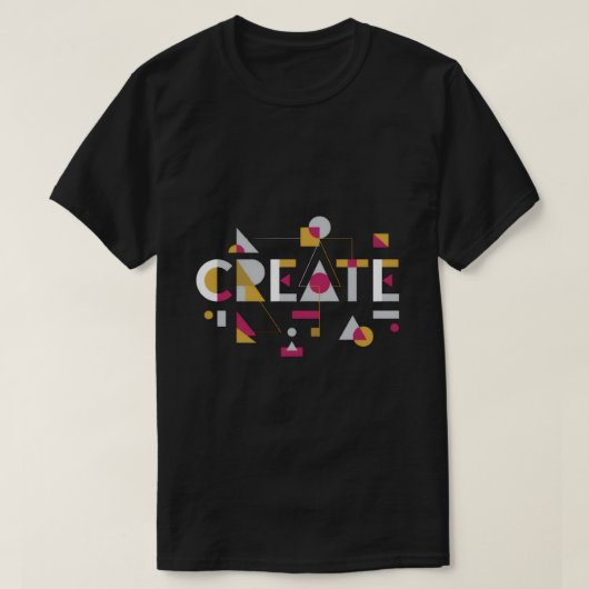 T-shirt for everyone, with modern prints. tシャツ (デザイン正面)