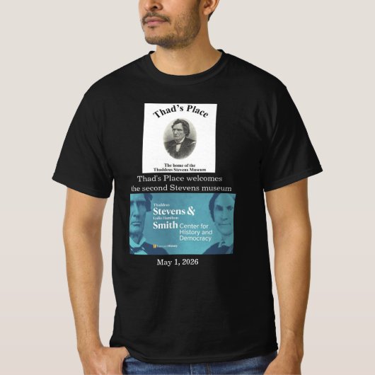 T-shirt for Lancaster Stevens Museum Tシャツ (正面)