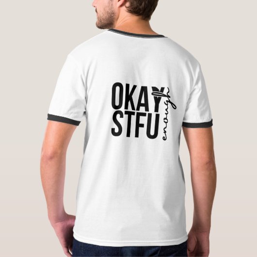 T-shirt for men - freedom tシャツ (裏面)