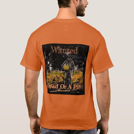 T-Shirt For Pumpkin Smugglers. Halloween Tシャツ (裏面)