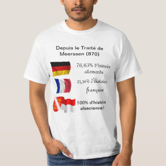 T-Shirt Franco-Allemand-Alsacien Tシャツ