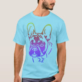 T Shirt französische Bulldogge Flo Tシャツ (正面)