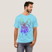 T Shirt französische Bulldogge Flo Tシャツ (正面フル)