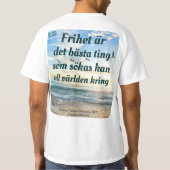 T-shirt — Frihet Tシャツ (裏面)