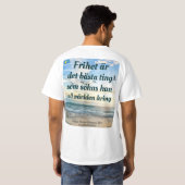 T-shirt — Frihet Tシャツ (裏面フル)